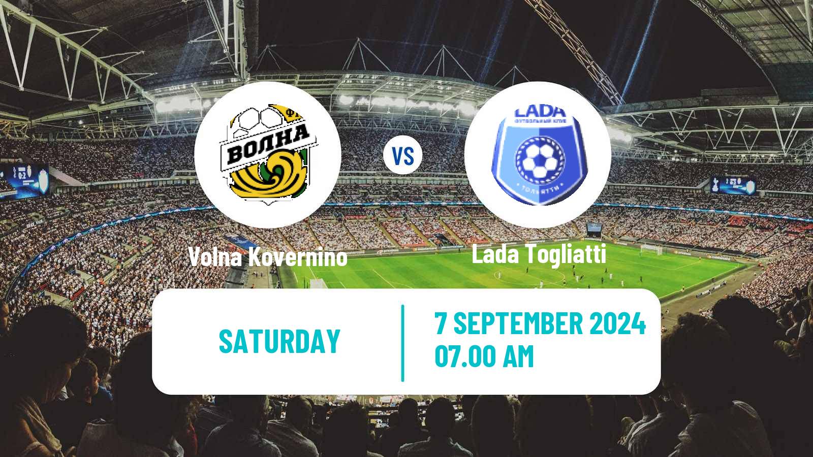 Soccer  FNL 2 Division B Group 4 Volna Kovernino - Lada Togliatti
