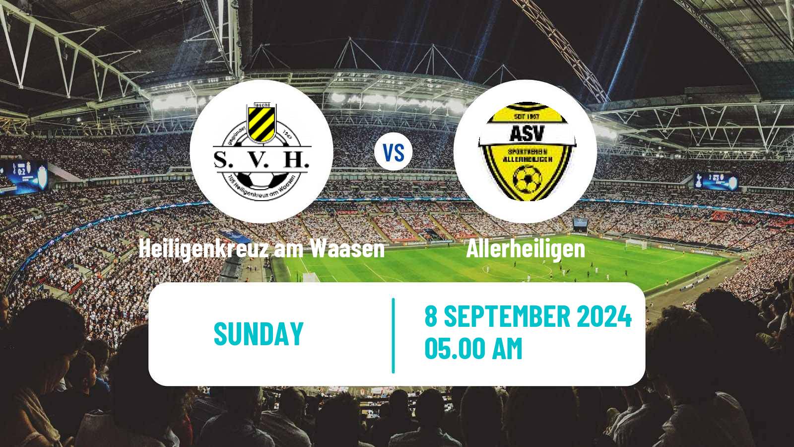 Football Austrian Landesliga Steiermark Heiligenkreuz am Waasen - Allerheiligen