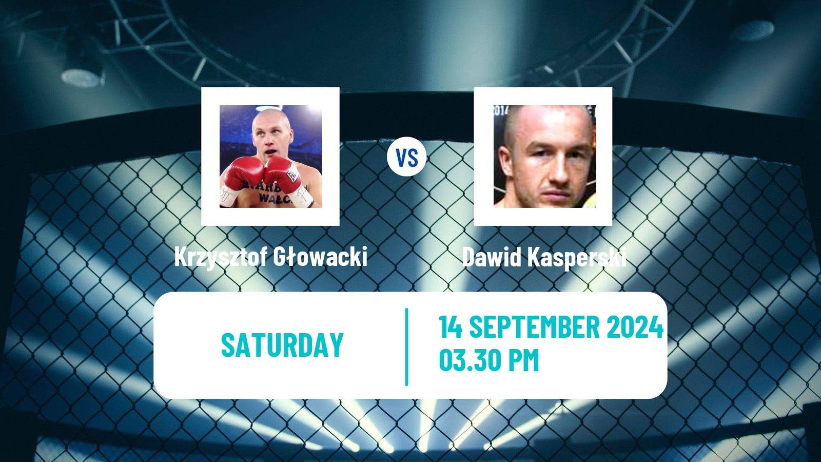 MMA Light Heavyweight Ksw Men Krzysztof Głowacki - Dawid Kasperski