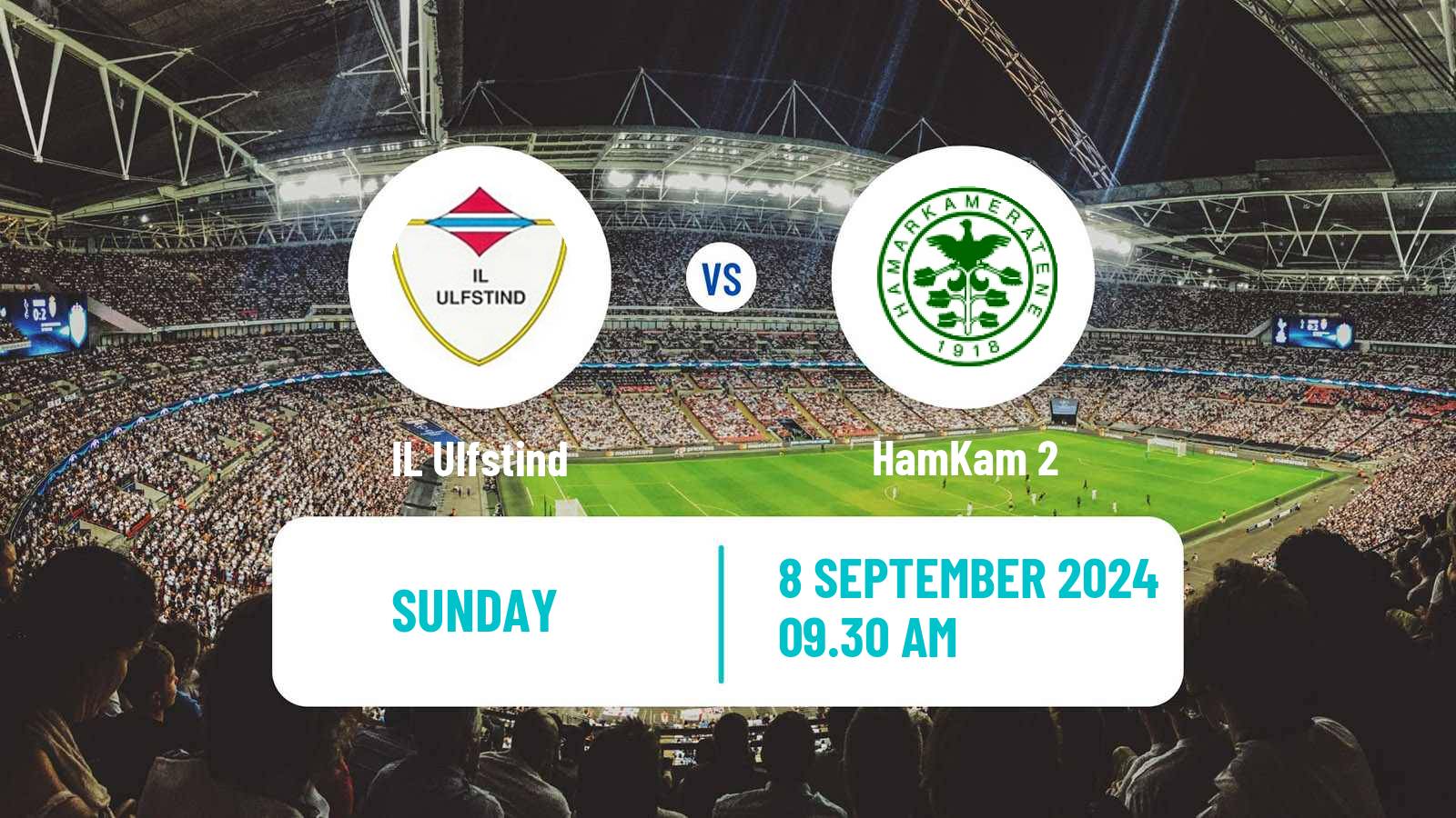 Football Norwegian Division 3 - Group 6 Ulfstind - HamKam 2
