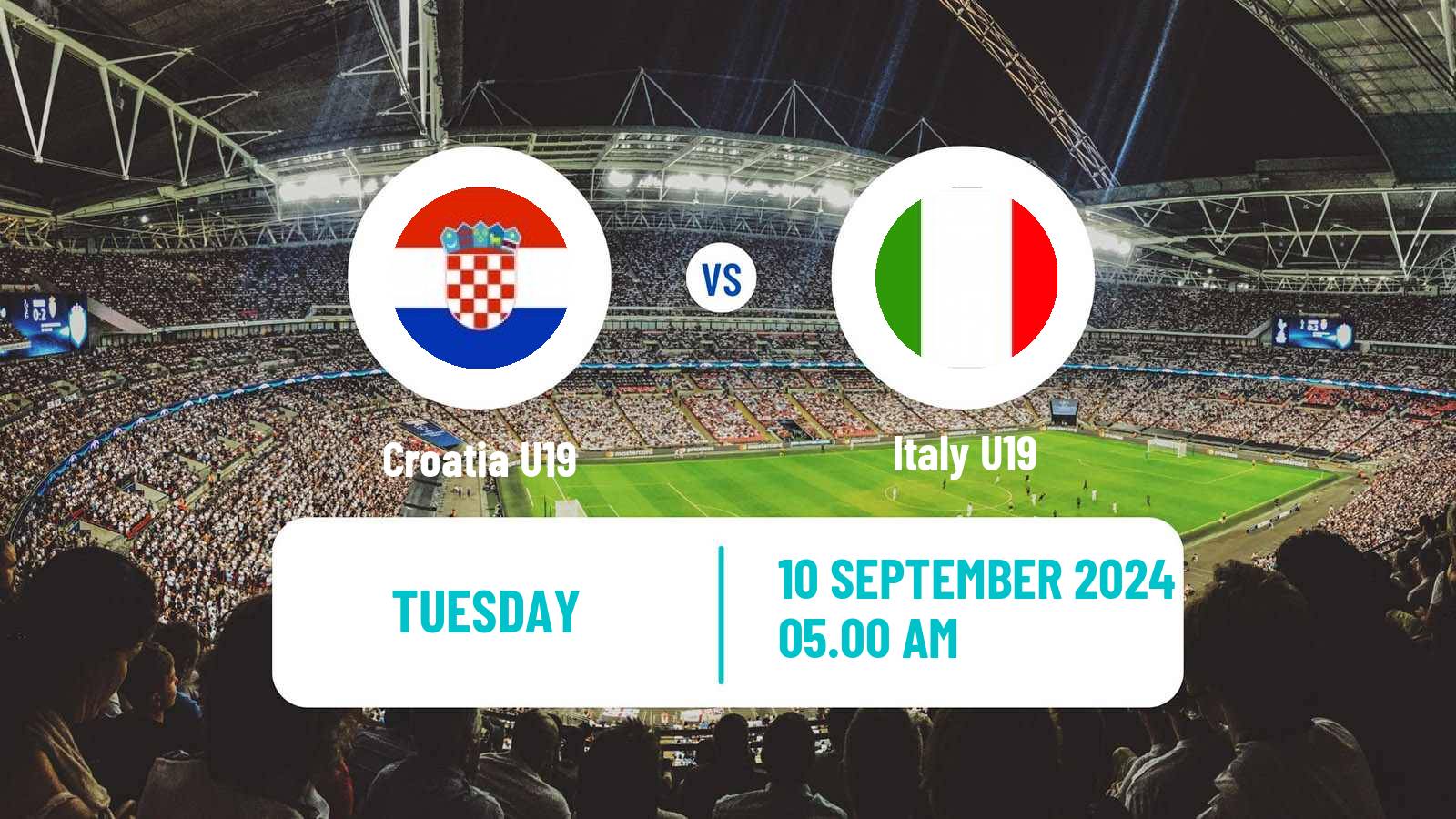 Soccer Friendly Croatia U19 - Italy U19