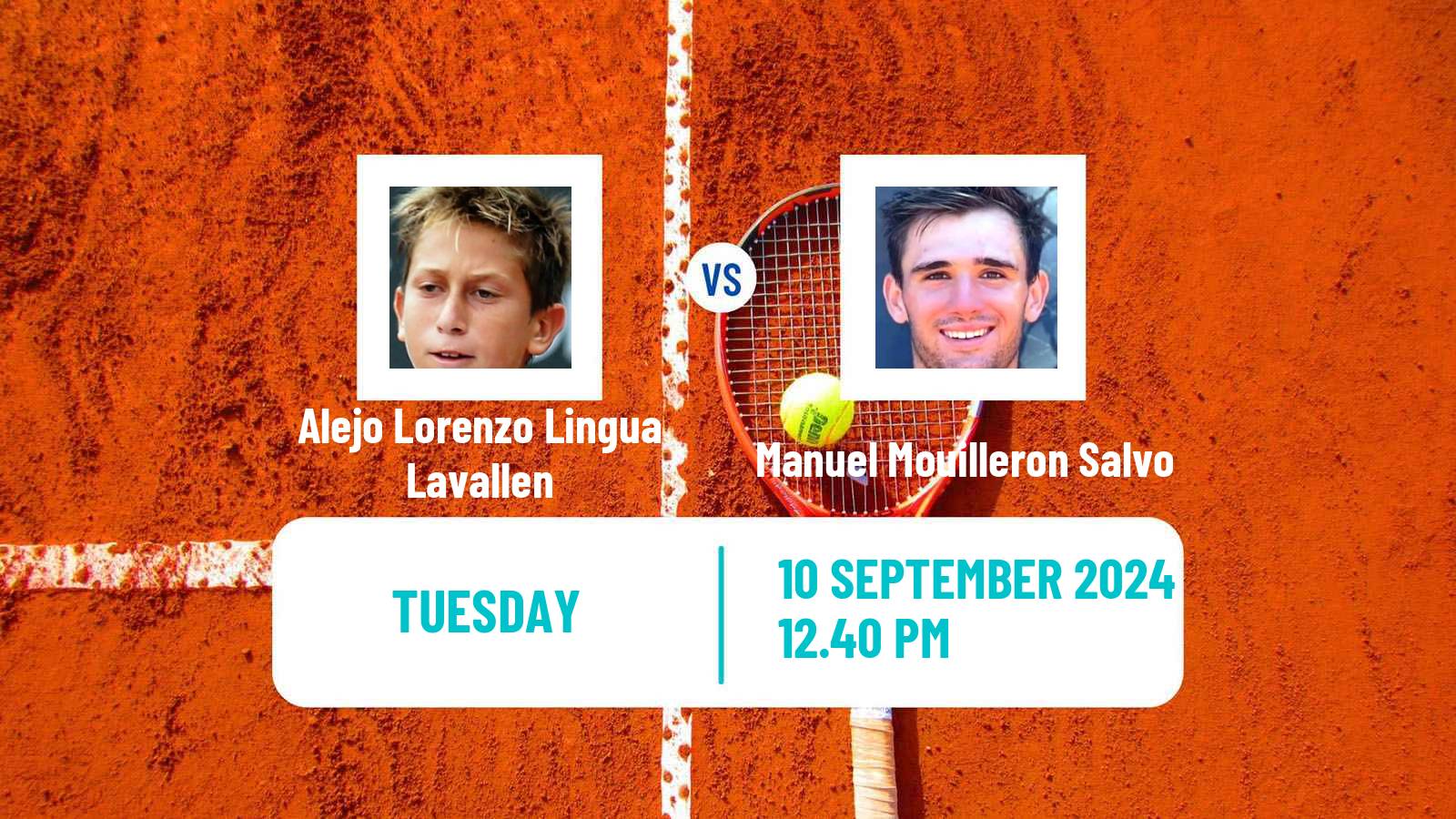 Tennis ITF M15 Cordoba 2 Men 2024 Alejo Lorenzo Lingua Lavallen - Manuel Mouilleron Salvo