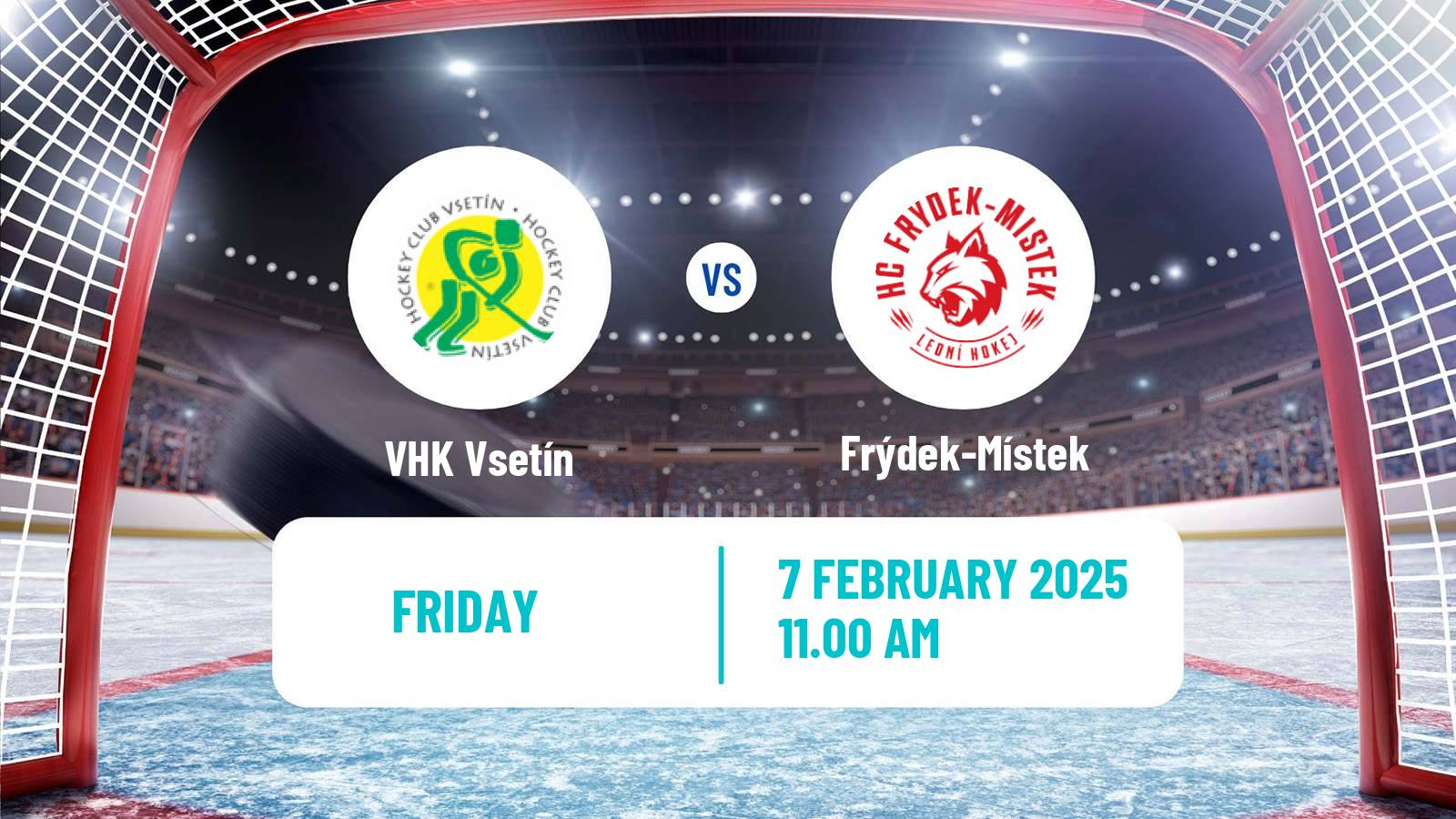 Hockey Czech Chance Liga Vsetín - Frýdek-Místek