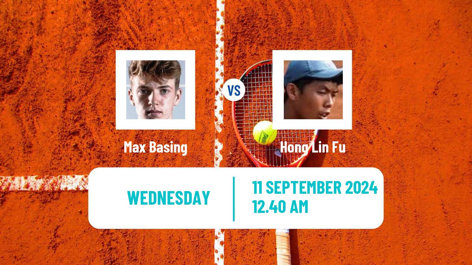 Tennis ITF M25 Bali 2 Men Max Basing - Hong Lin Fu