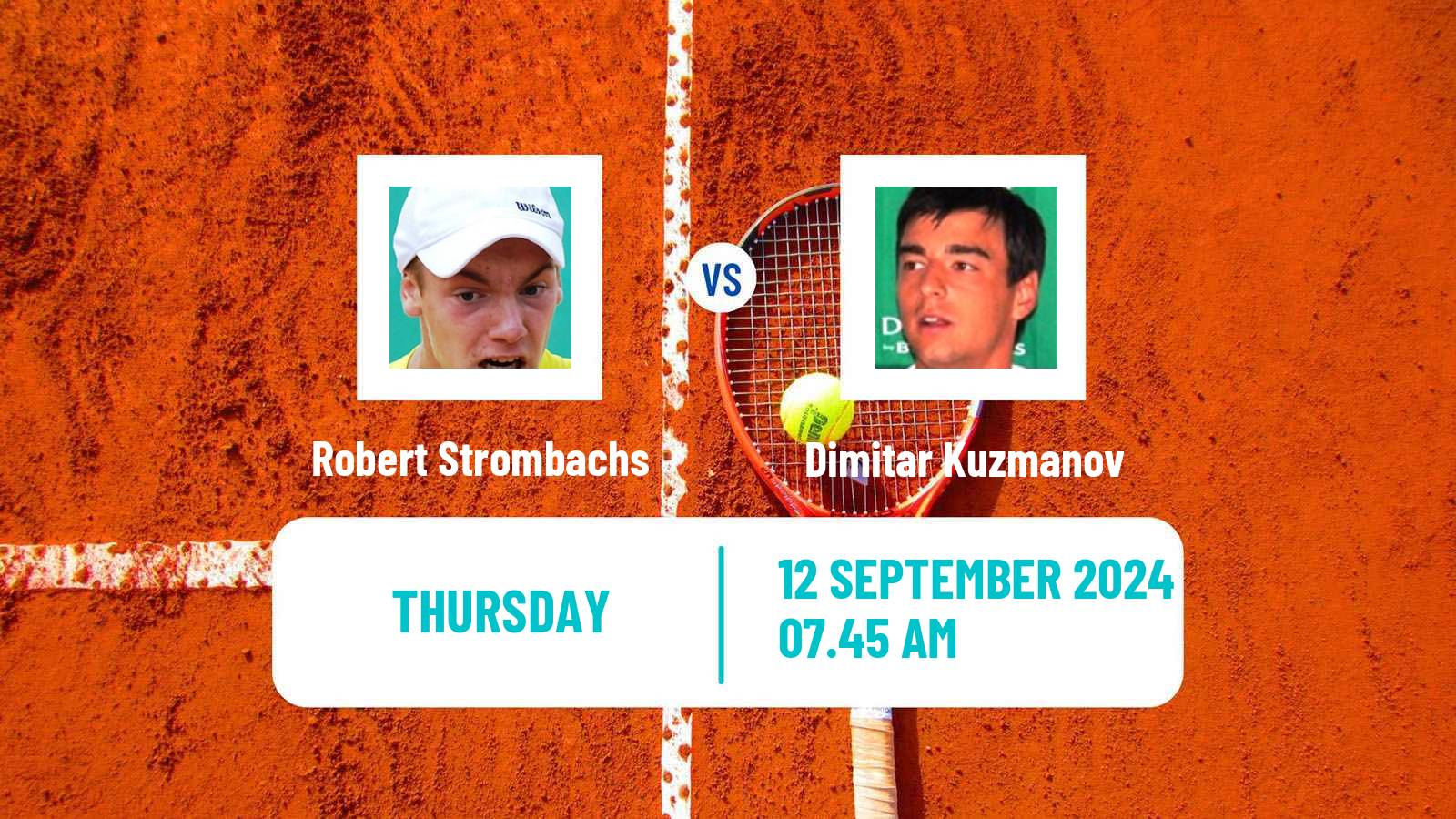 Tennis Dobrich 2 Challenger Men Robert Strombachs - Dimitar Kuzmanov