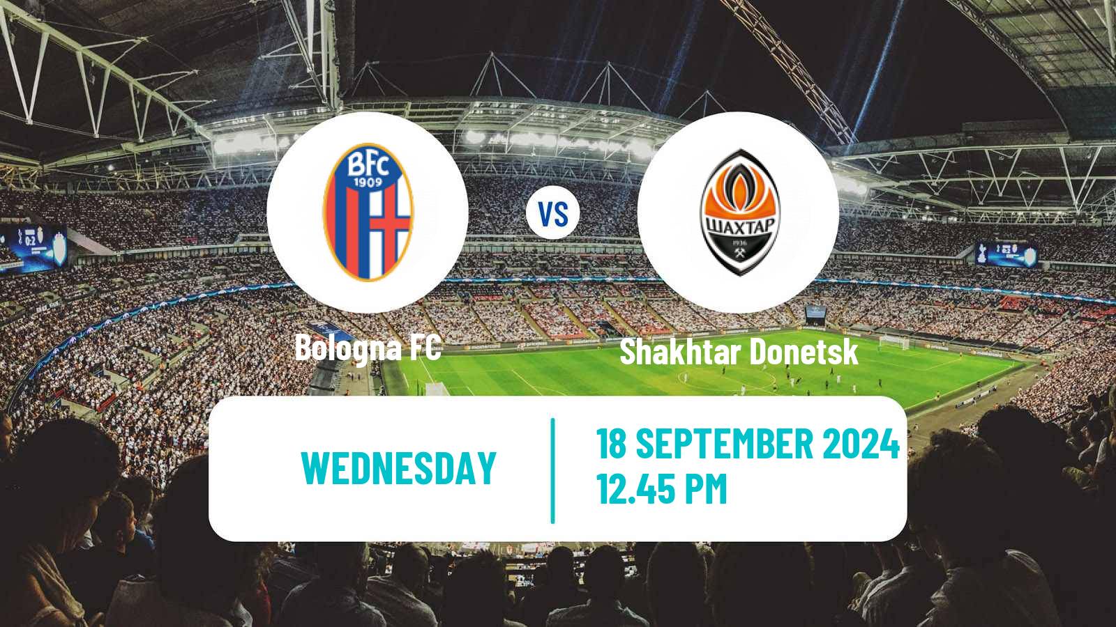 Soccer UEFA Champions League Bologna - Shakhtar Donetsk