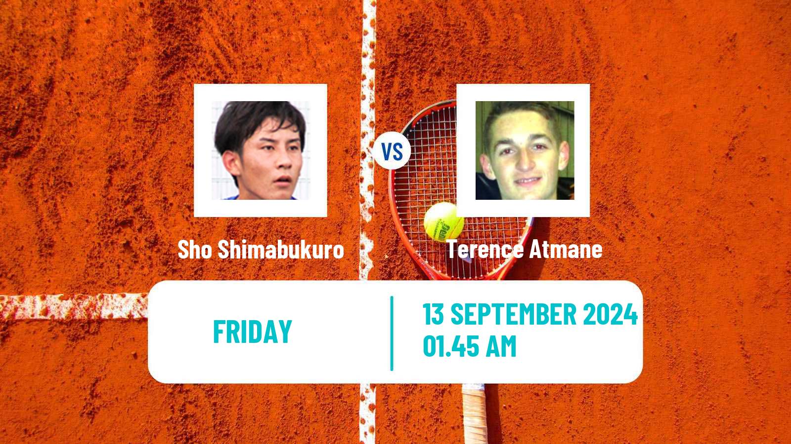 Tennis Guangzhou 2 Challenger Men Sho Shimabukuro - Terence Atmane