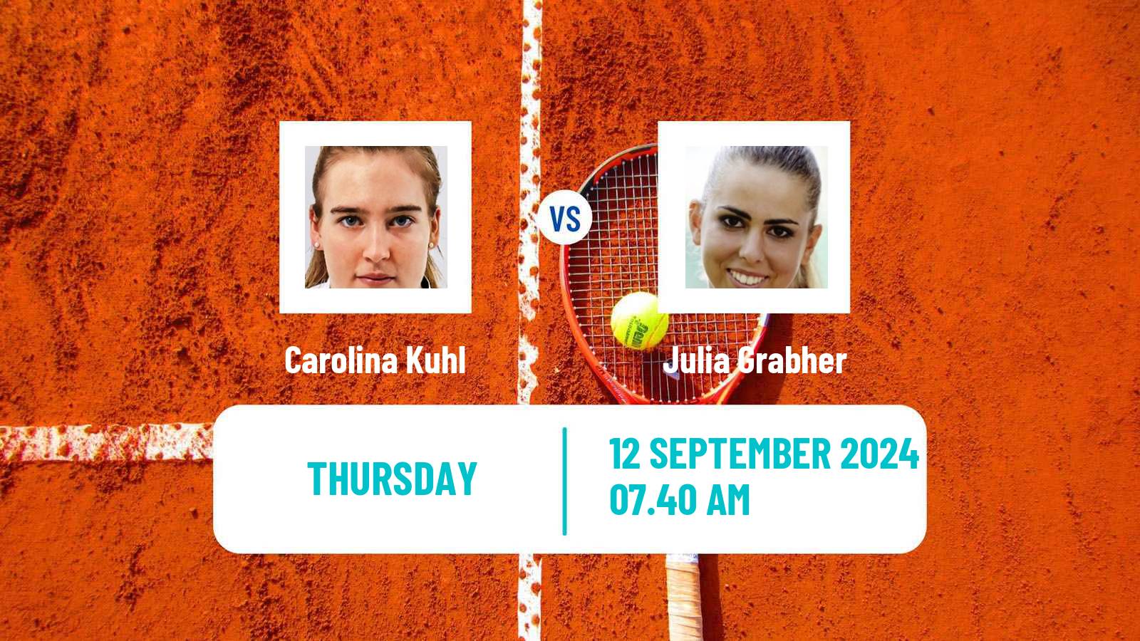 Tennis ITF W35 Reus Women Carolina Kuhl - Julia Grabher