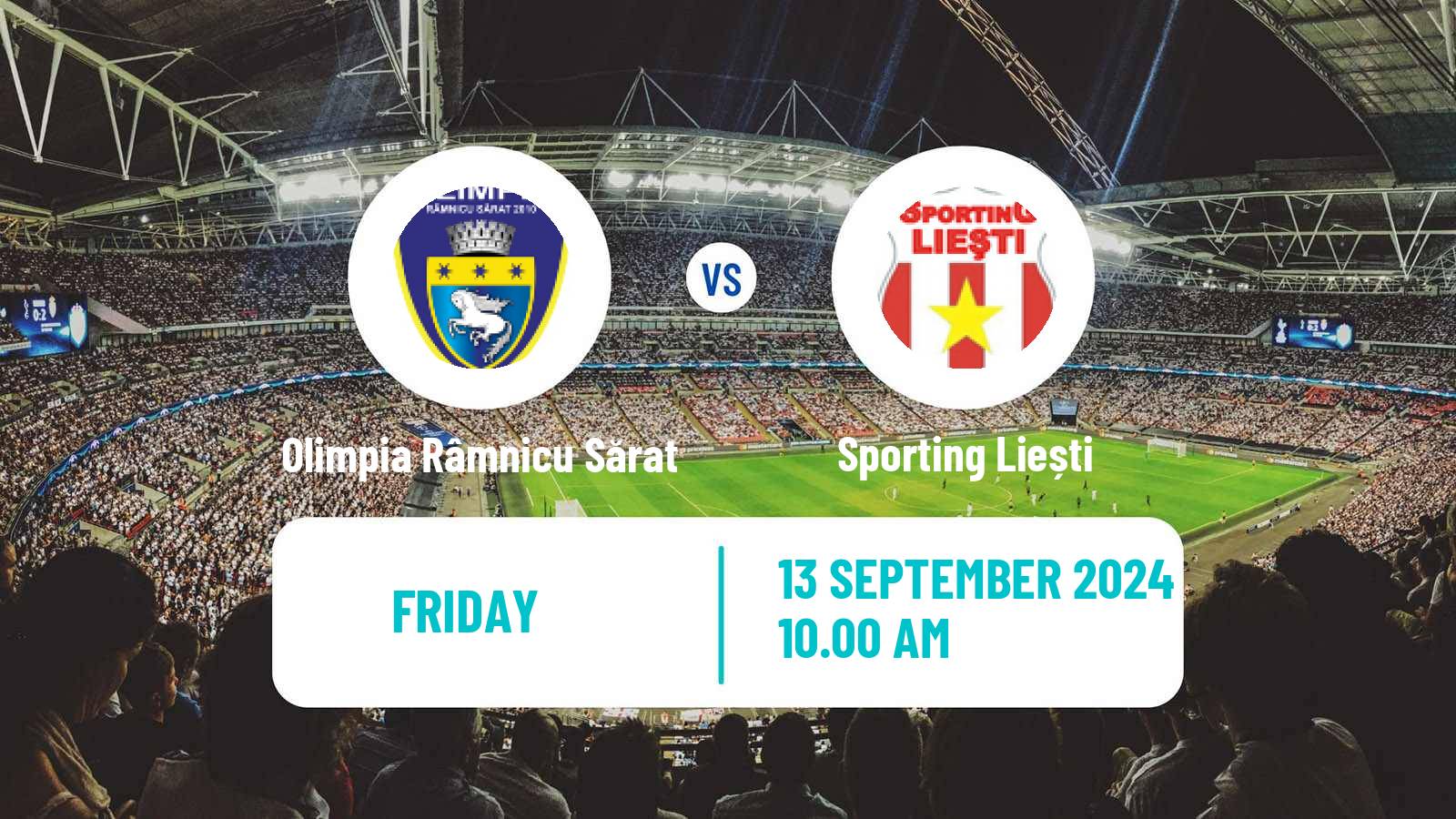 Soccer Romanian Liga 3 - Seria 2 Râmnicu Sărat - Sporting Liești