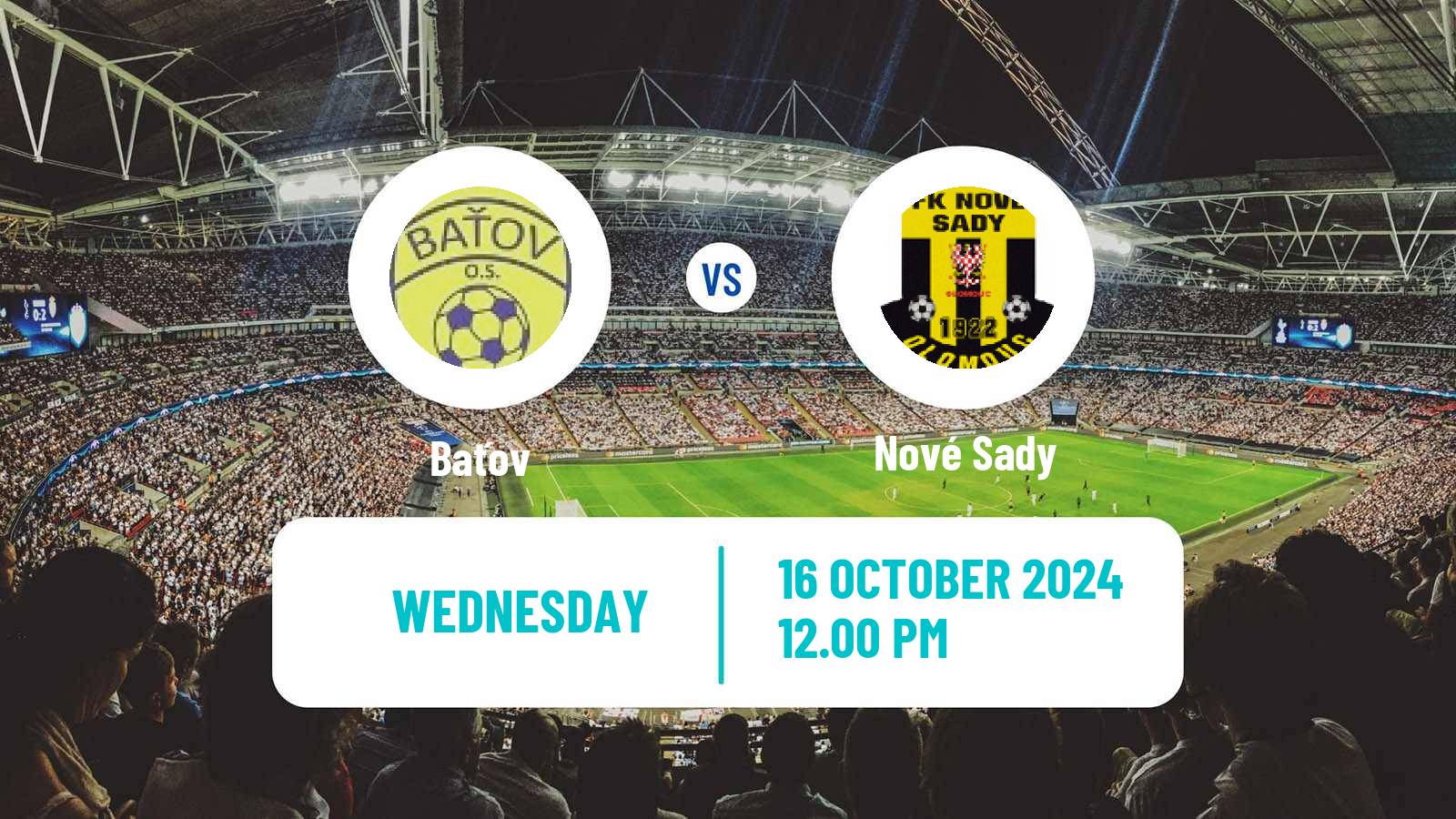 Soccer Czech Division E Baťov - Nové Sady