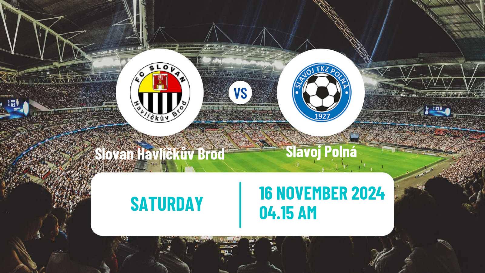 Soccer Czech Division D Slovan Havlíčkův Brod - Slavoj Polná