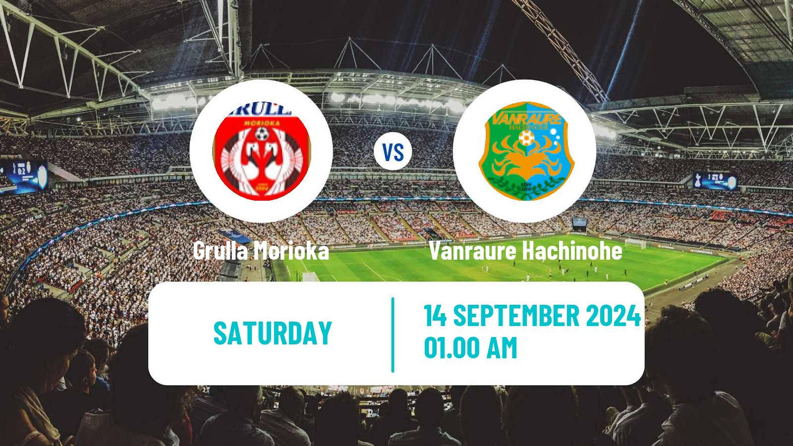 Soccer Japan J3 League Grulla Morioka - Vanraure Hachinohe