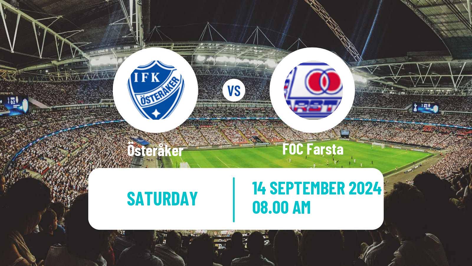 Soccer Swedish Division 2 - Norra Svealand Österåker United - Farsta