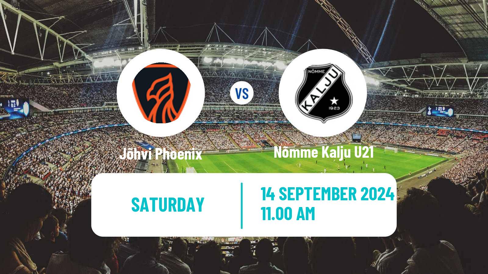 Football Estonian Esiliiga B Jõhvi Phoenix - Nõmme Kalju U21