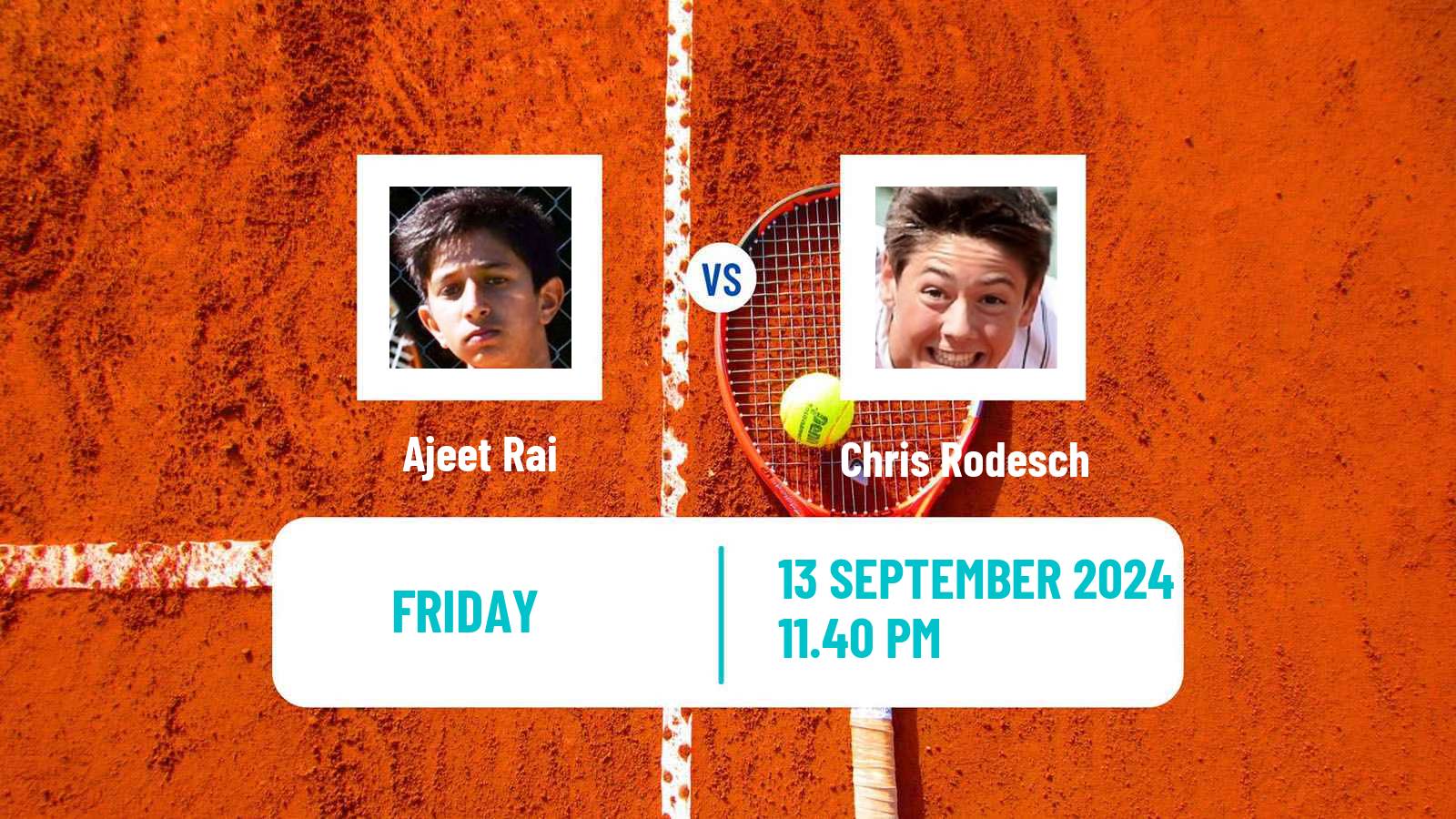 Tennis Davis Cup World Group II Ajeet Rai - Chris Rodesch
