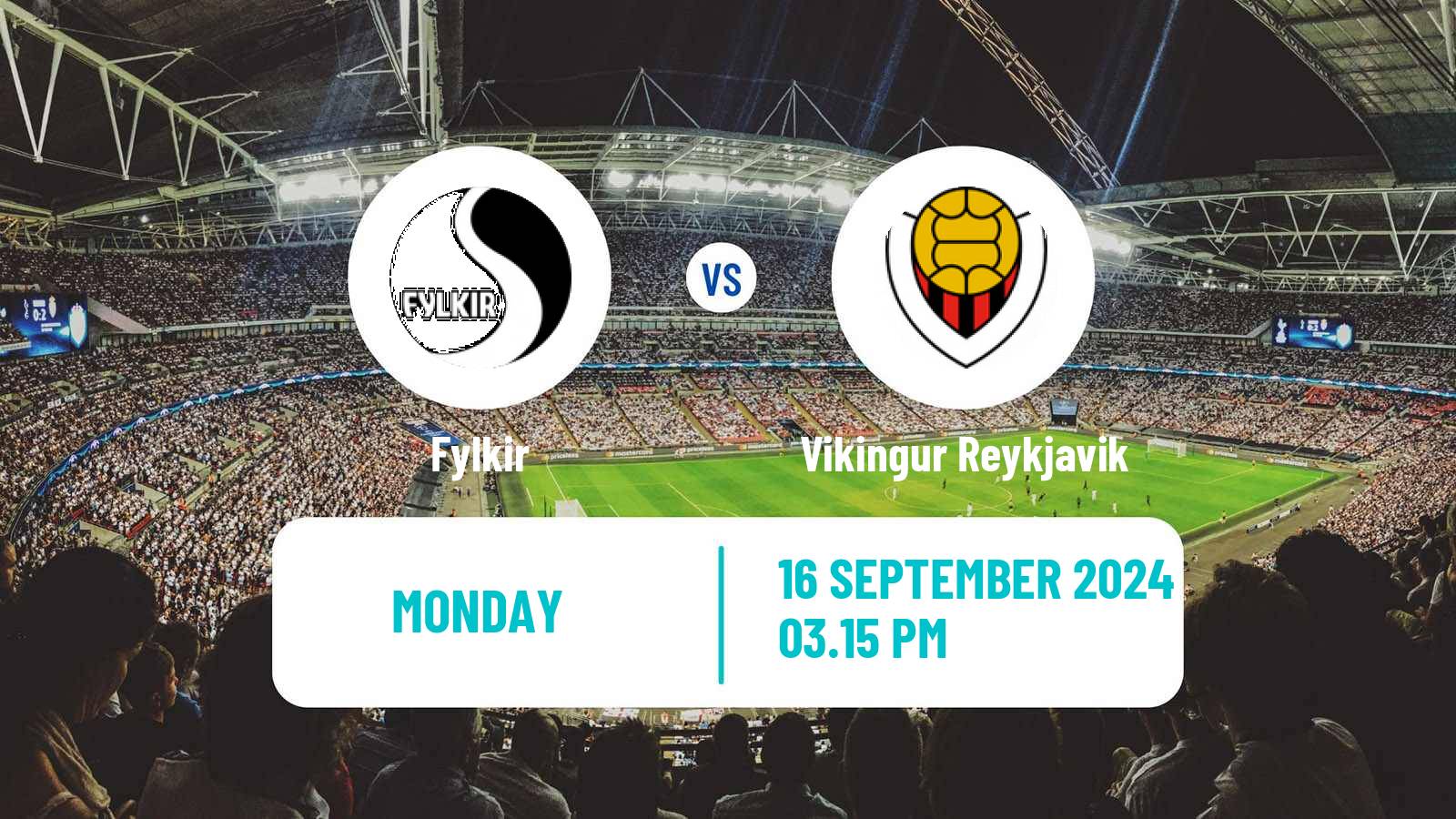 Football Icelandic Besta-deild karla Fylkir - Vikingur Reykjavik