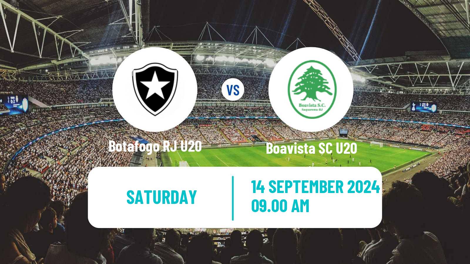 Football Brazilian Carioca U20 Botafogo RJ U20 - Boavista SC U20