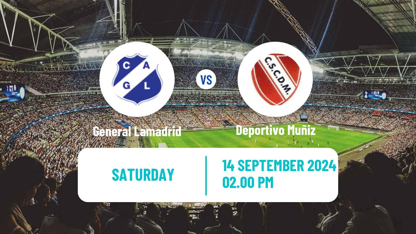 Soccer Argentinian Primera C General Lamadrid - Deportivo Muñiz