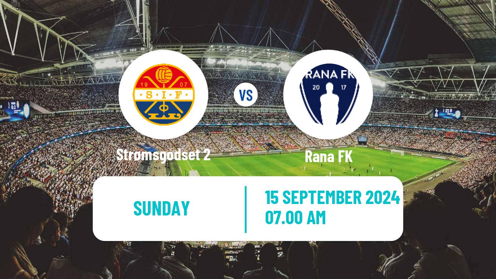 Soccer Norwegian Division 3 - Group 4 Strømsgodset 2 - Rana