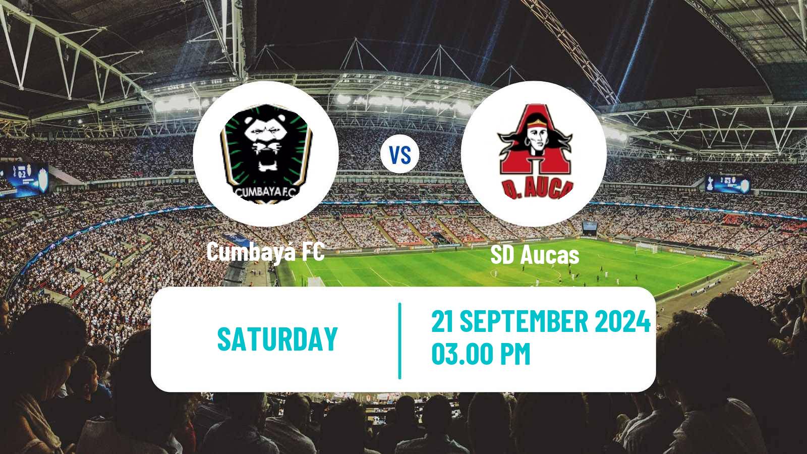 Soccer Ecuadorian Liga Pro Cumbayá - SD Aucas