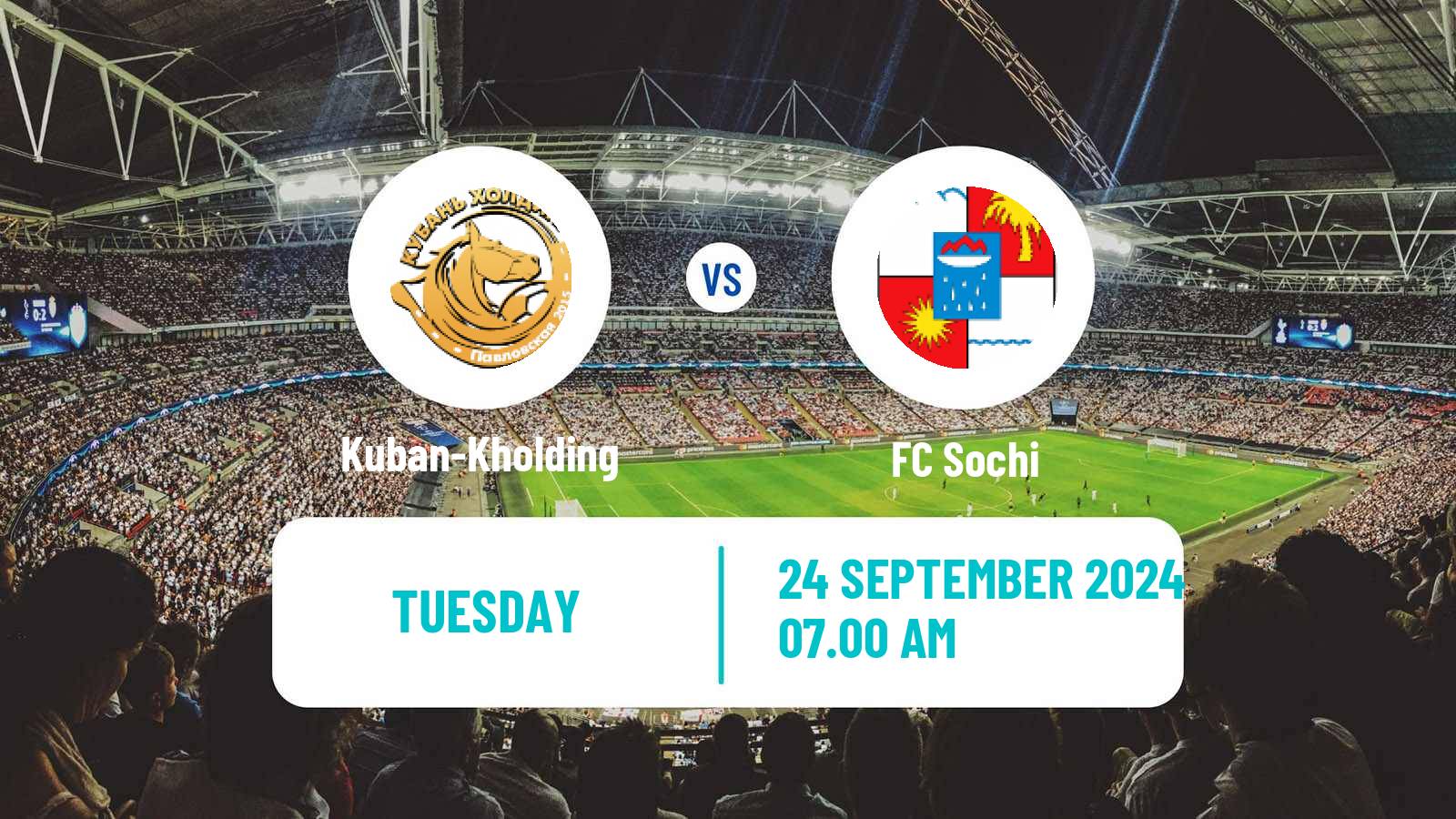 Football Russian Cup Kuban-Kholding - Sochi