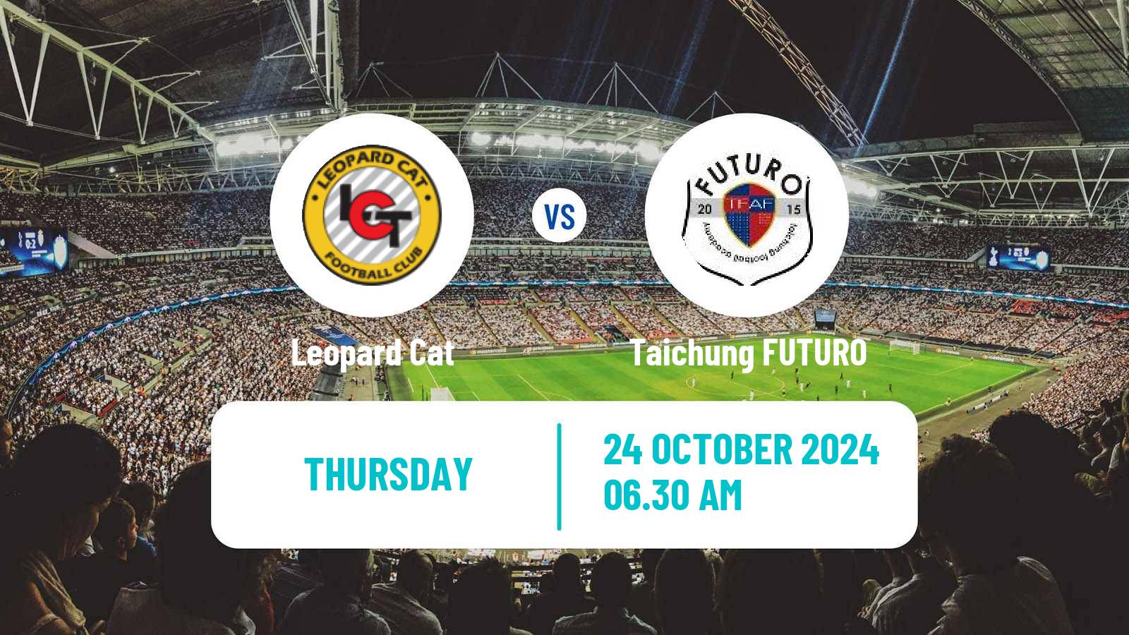 Football Taiwan Premier League Leopard Cat - Taichung FUTURO