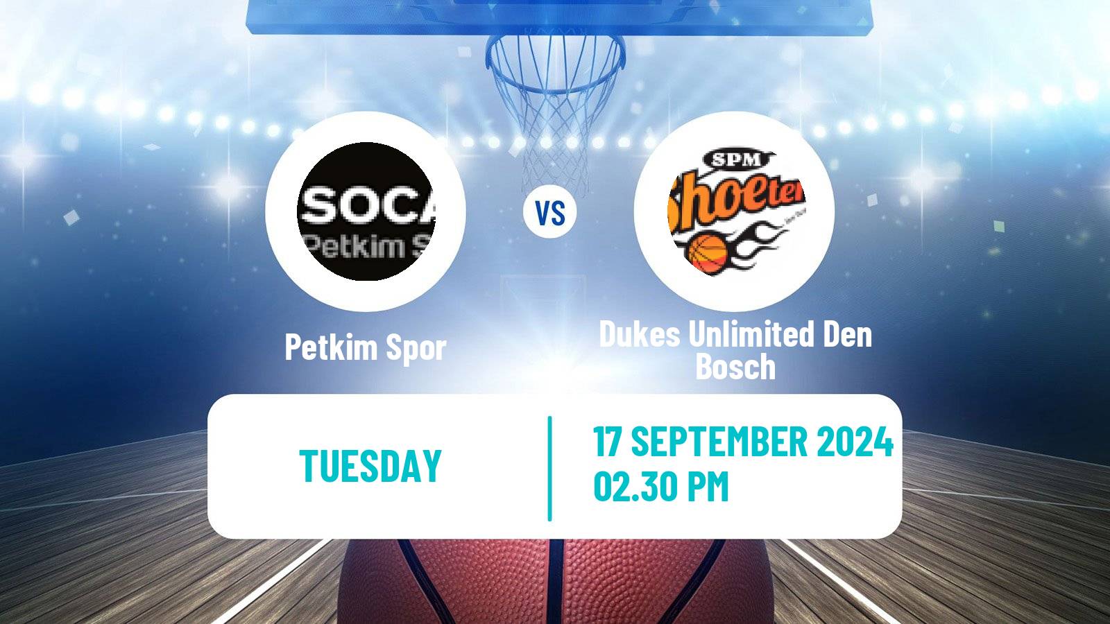 Basketball Champions League Basketball Petkim Spor - Dukes Unlimited Den Bosch