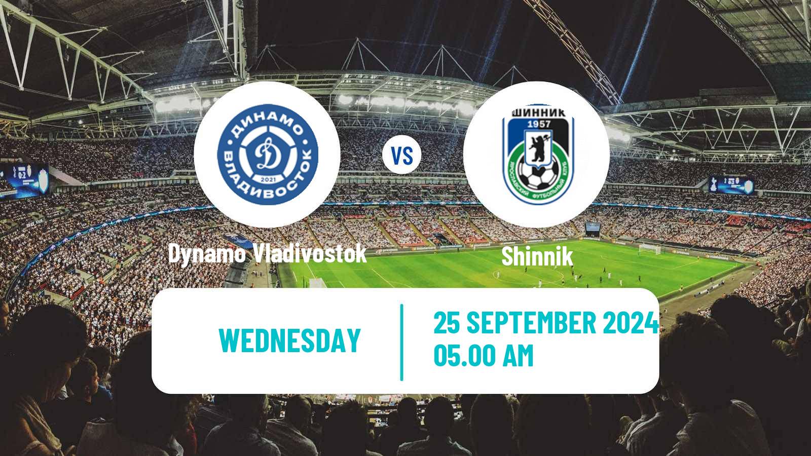 Soccer Russian Cup Dynamo Vladivostok - Shinnik