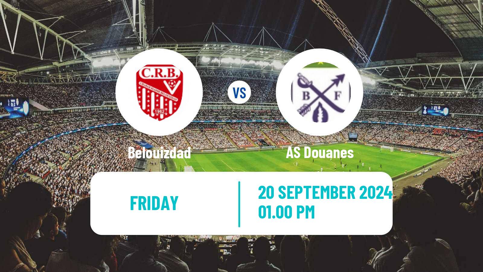 Football CAF Champions League Belouizdad - AS Douanes