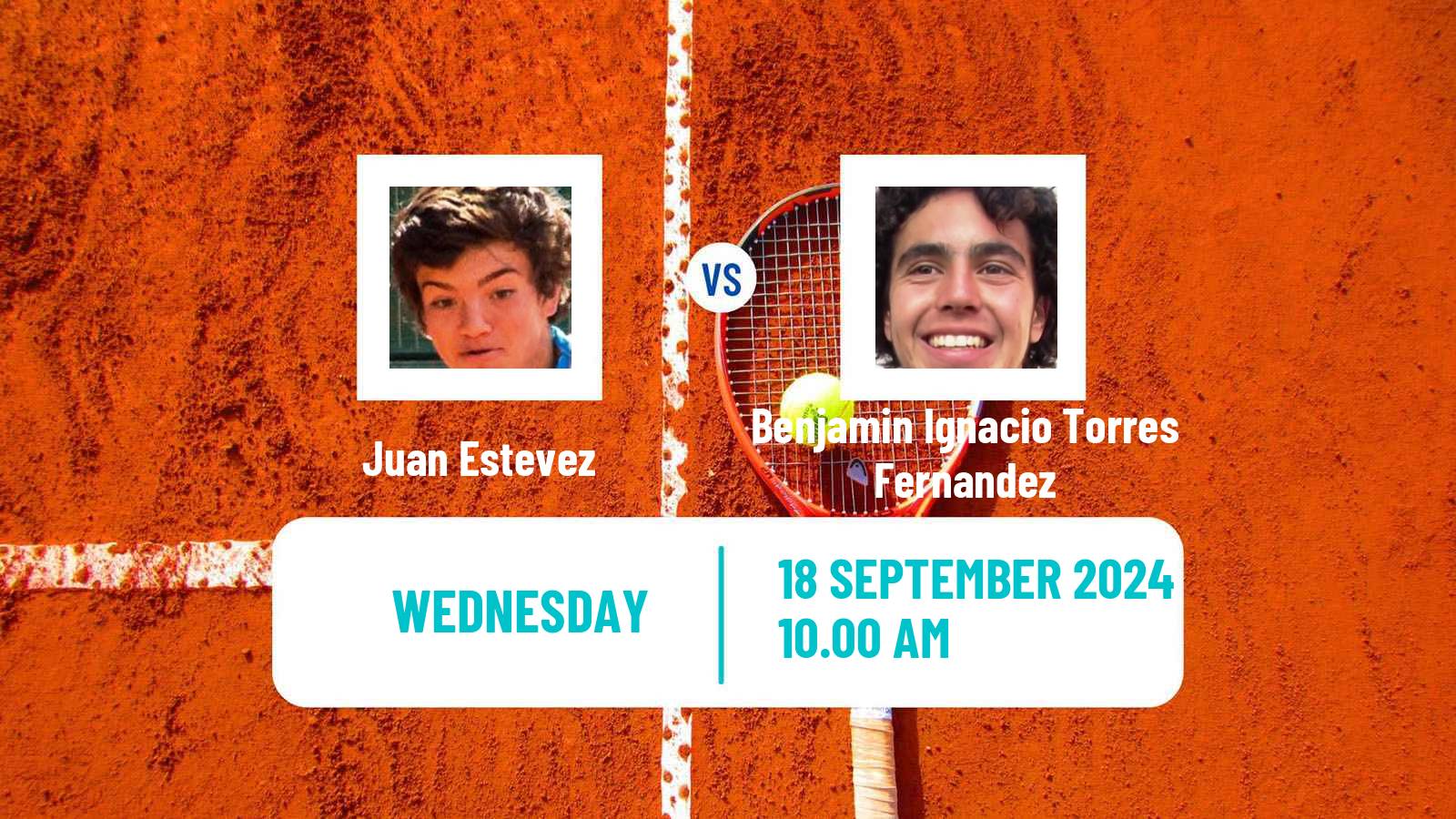 Tennis ITF M15 Asuncion Men Juan Estevez - Benjamin Ignacio Torres Fernandez