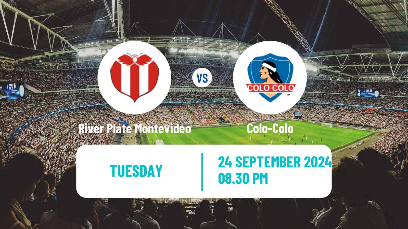 Football Copa Libertadores River Plate Montevideo - Colo-Colo