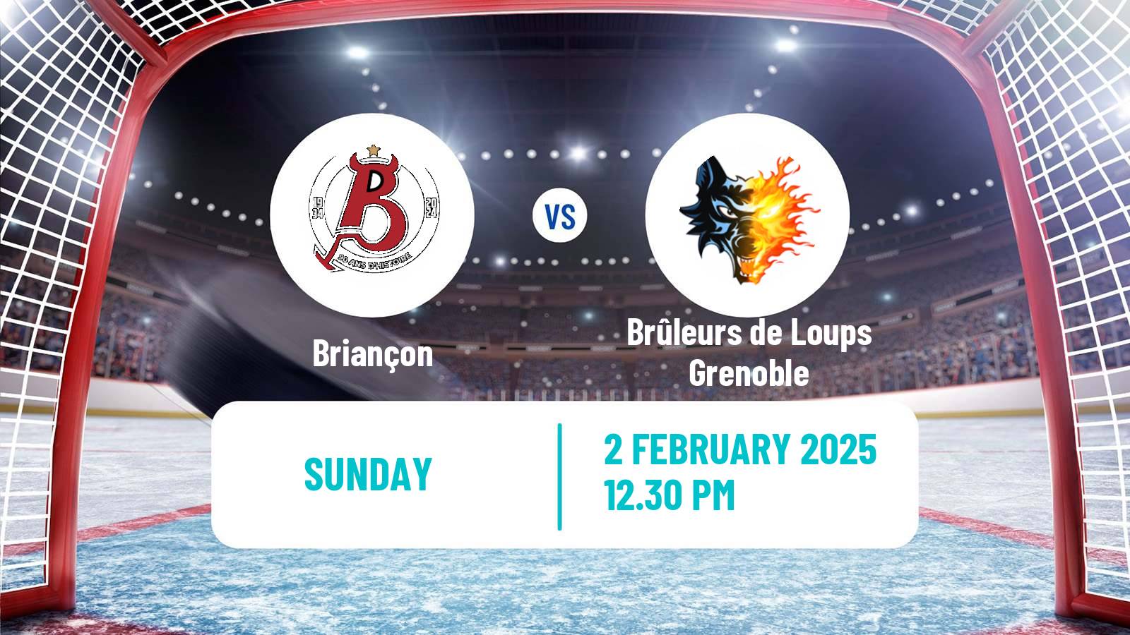 Hockey French Ligue Magnus Briançon - Brûleurs de Loups Grenoble