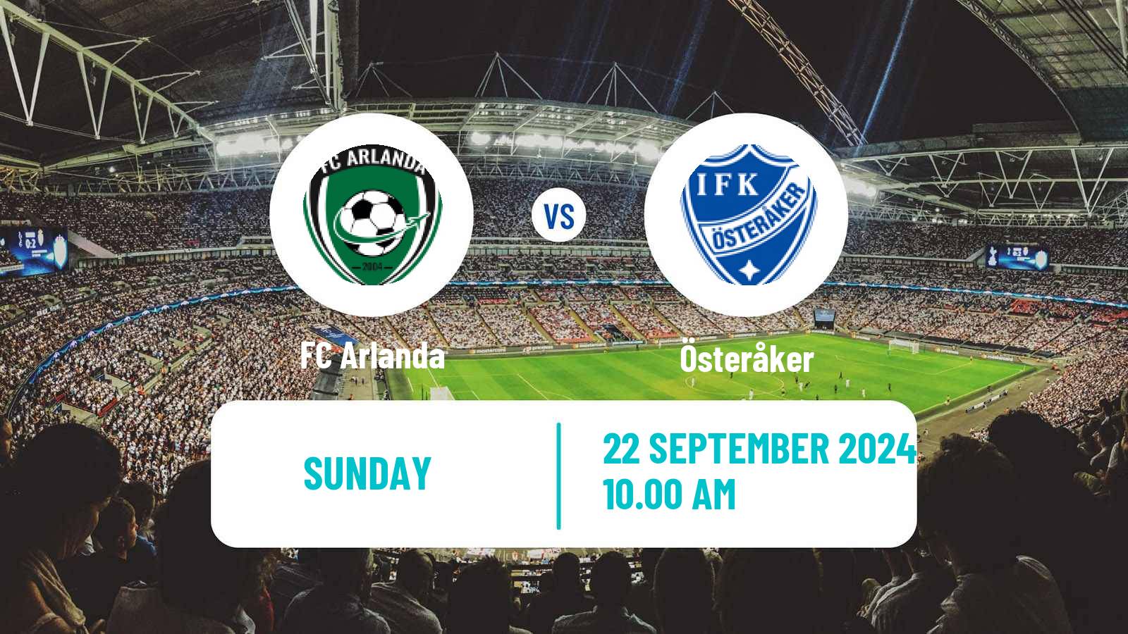Soccer Swedish Division 2 - Norra Svealand Arlanda - Österåker United
