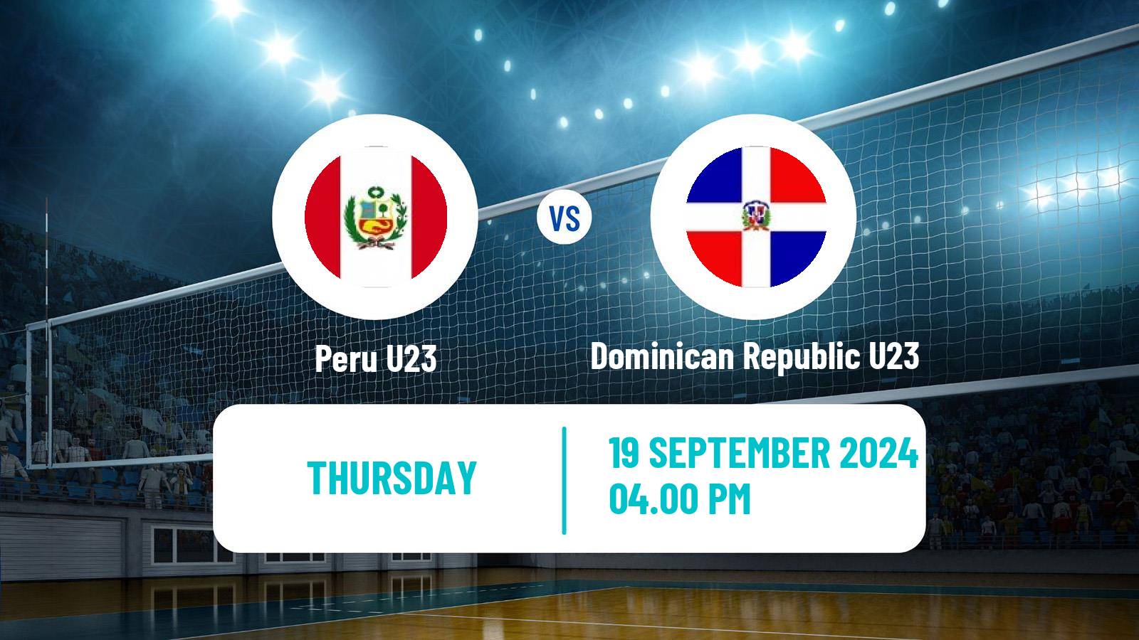 Volleyball Pan-American Cup U23 Volleyball Peru U23 - Dominican Republic U23