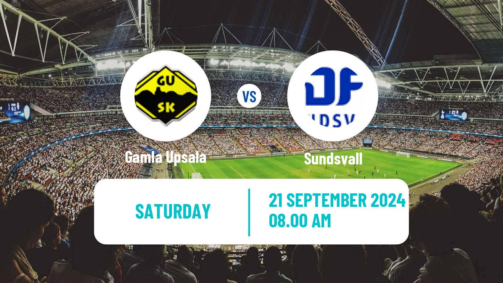 Soccer Swedish Elitettan Women Gamla Upsala - Sundsvall