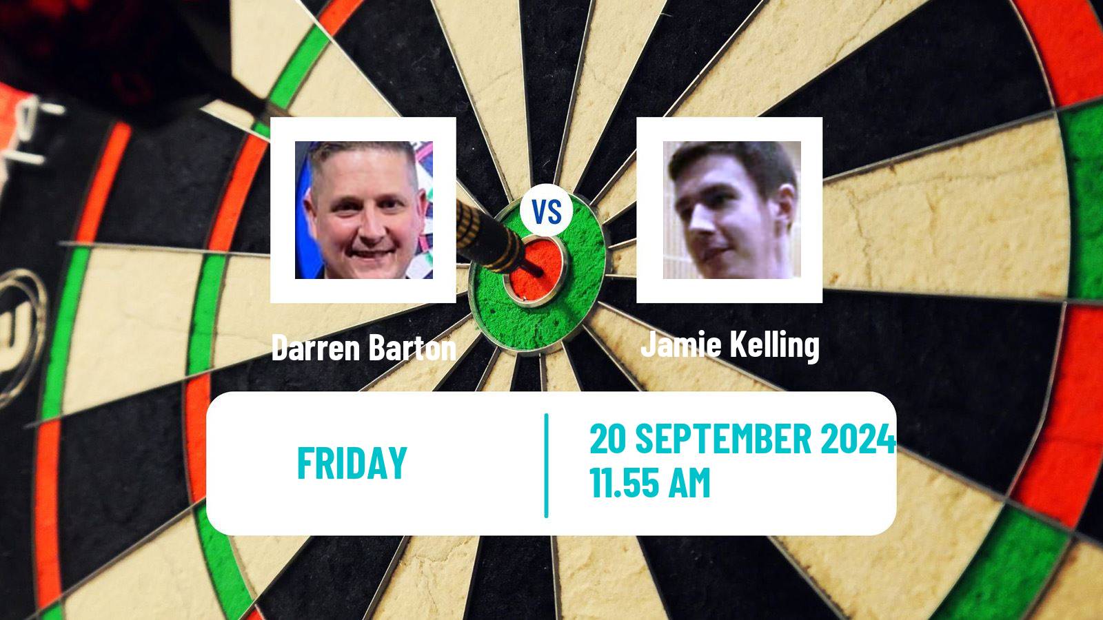 Darts Modus Super Series Darren Barton - Jamie Kelling