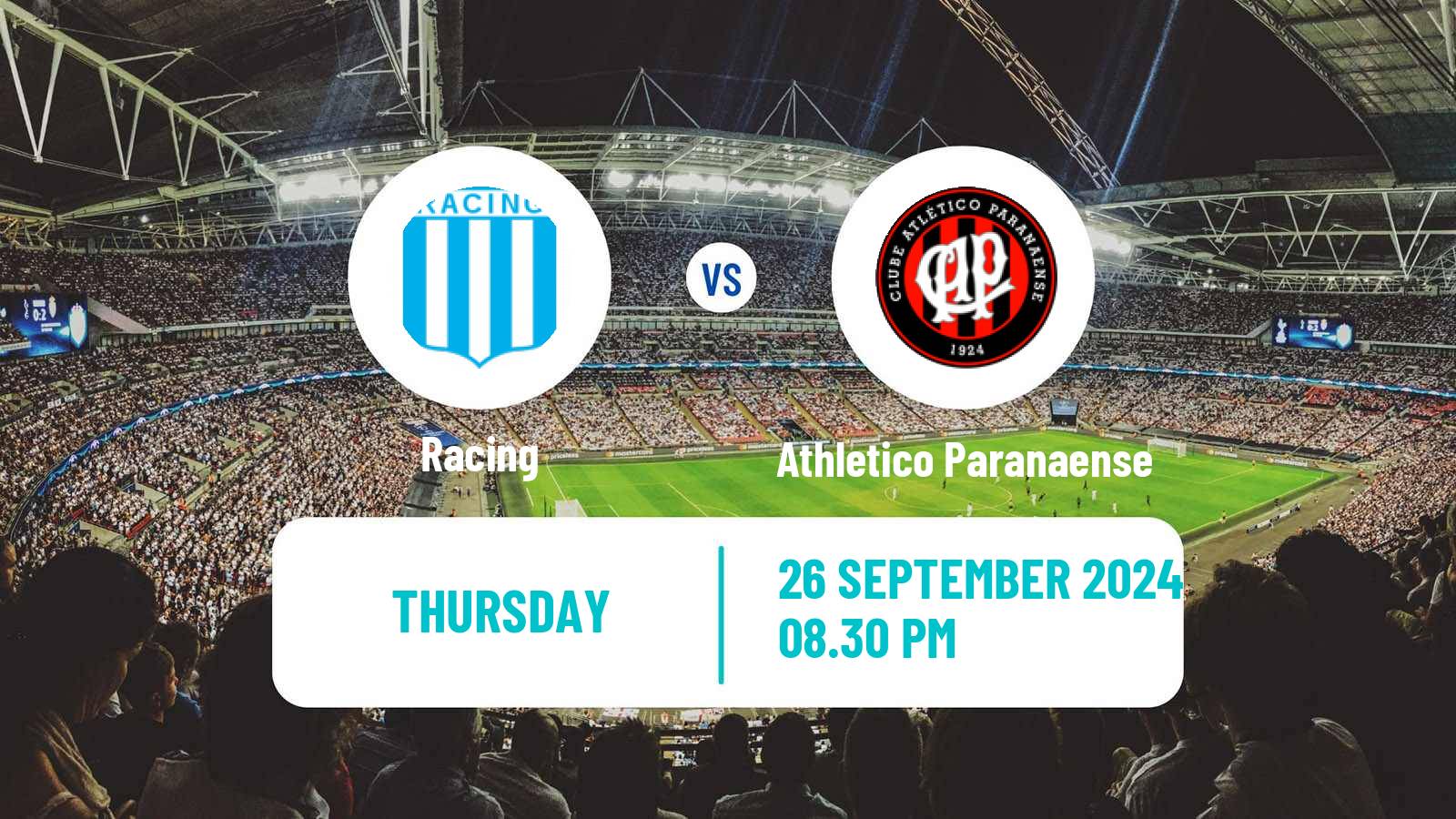 Soccer Copa Sudamericana Racing - Athletico Paranaense
