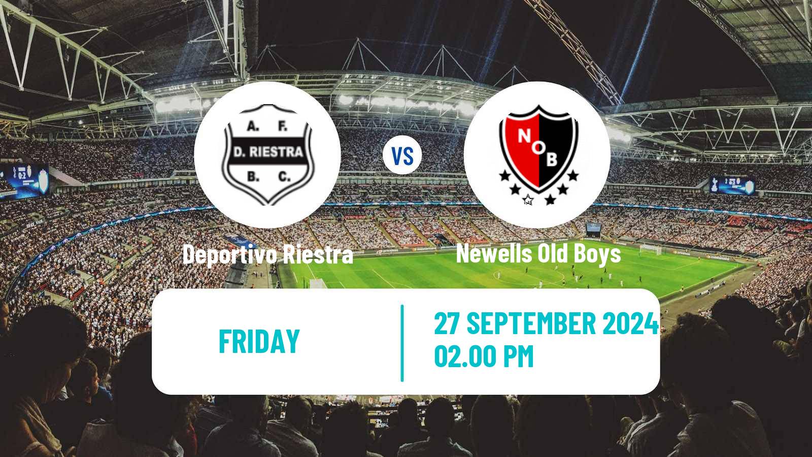 Soccer Argentinian Liga Profesional Deportivo Riestra - Newells Old Boys