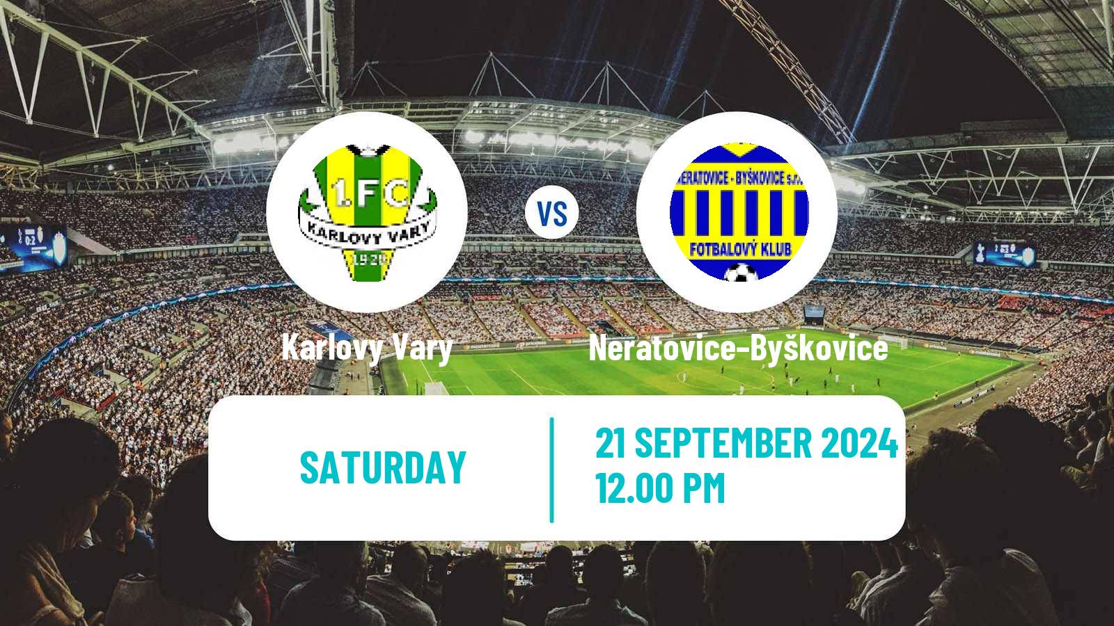 Soccer Czech Division B Slavia Karlovy Vary - Neratovice–Byškovice