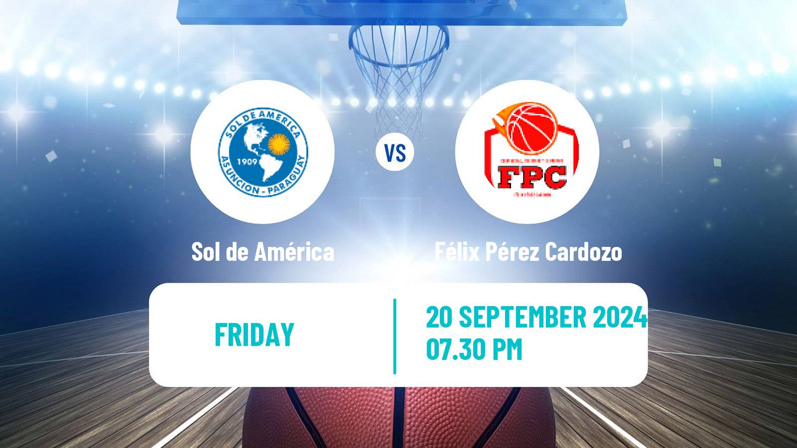 Basketball Paraguayan LNB Basketball Sol de América - Félix Pérez Cardozo
