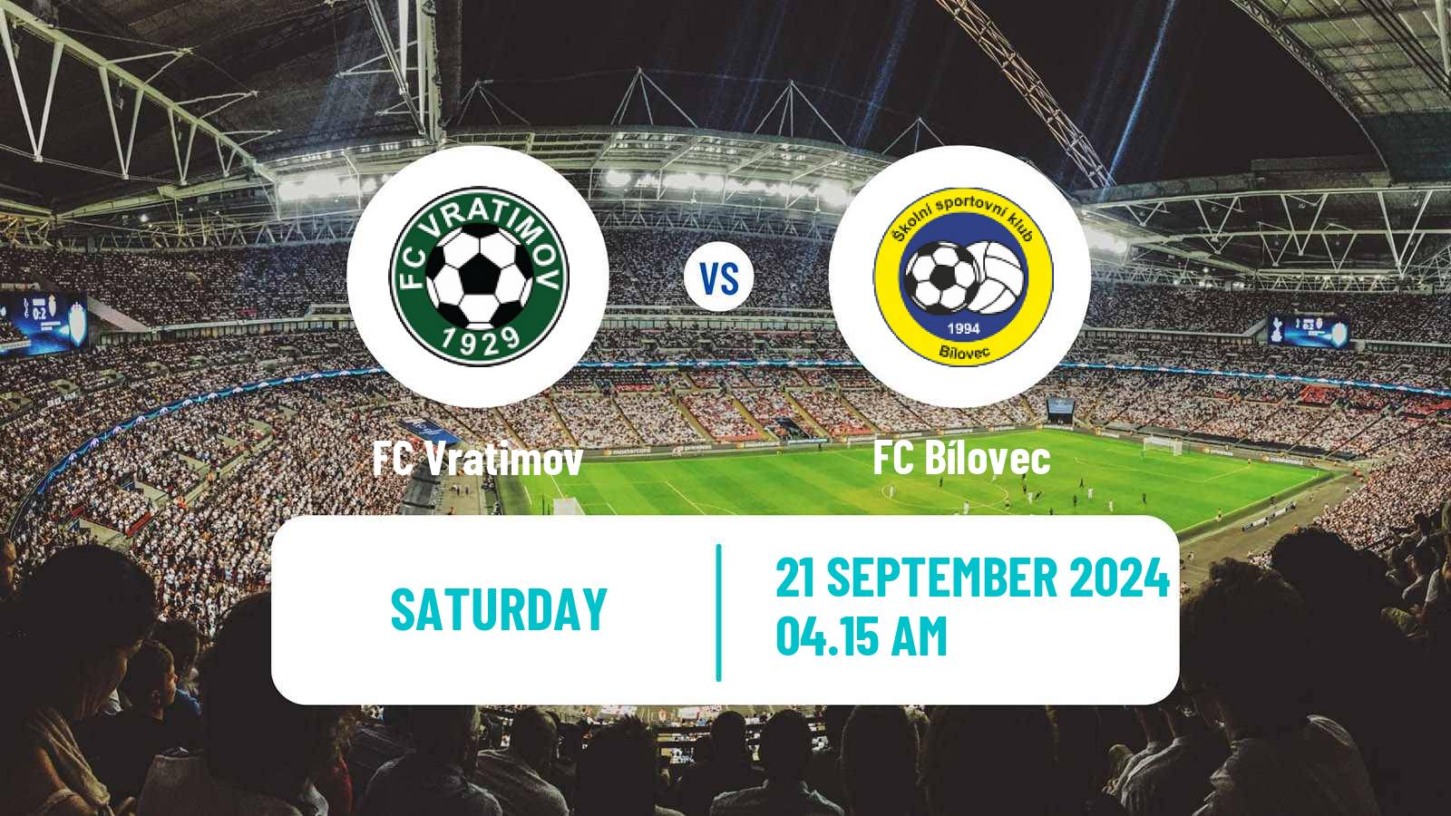 Football Czech Division F Vratimov - Bílovec