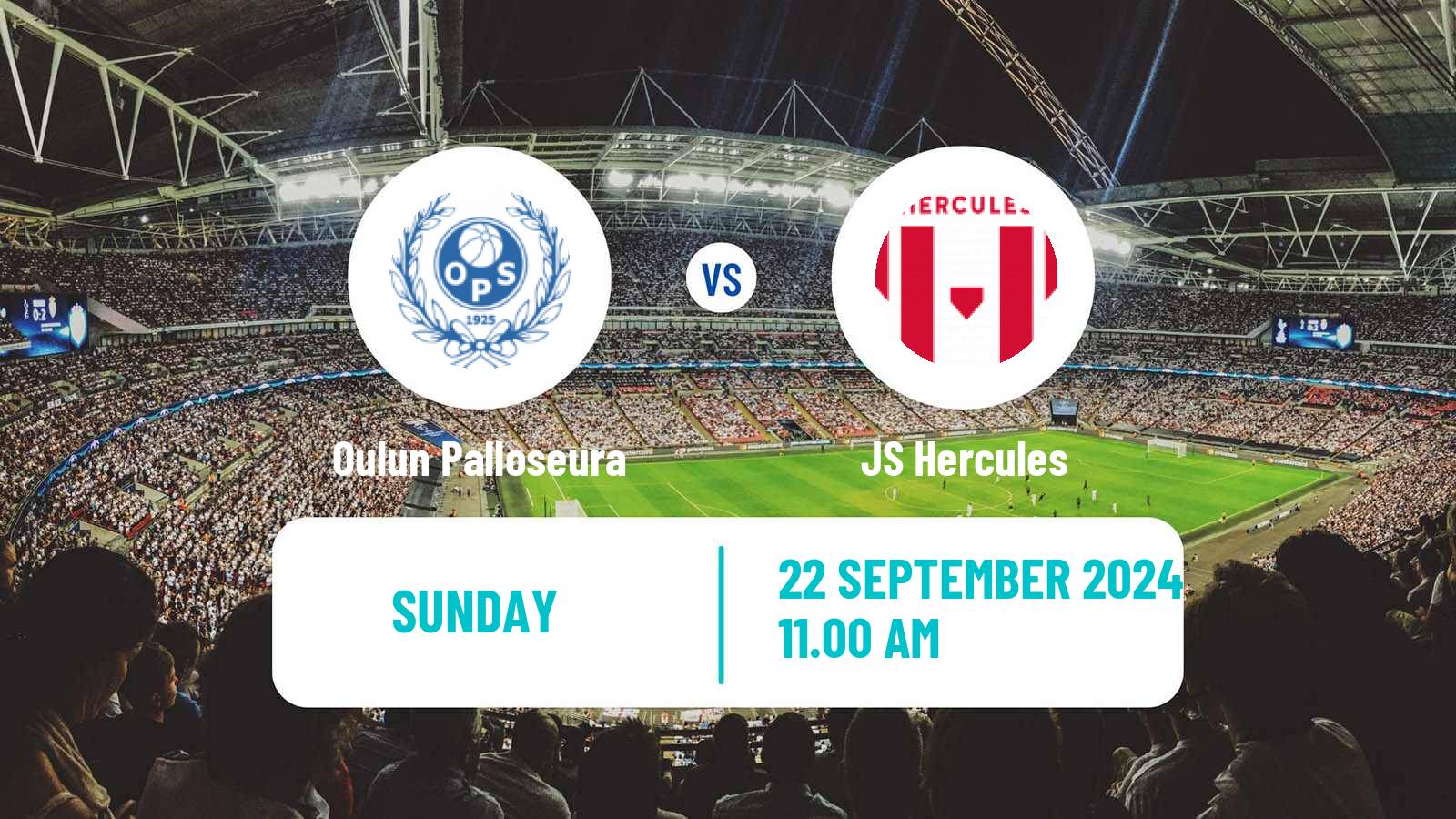 Football Finnish Kakkonen Group C Oulun Palloseura - JS Hercules
