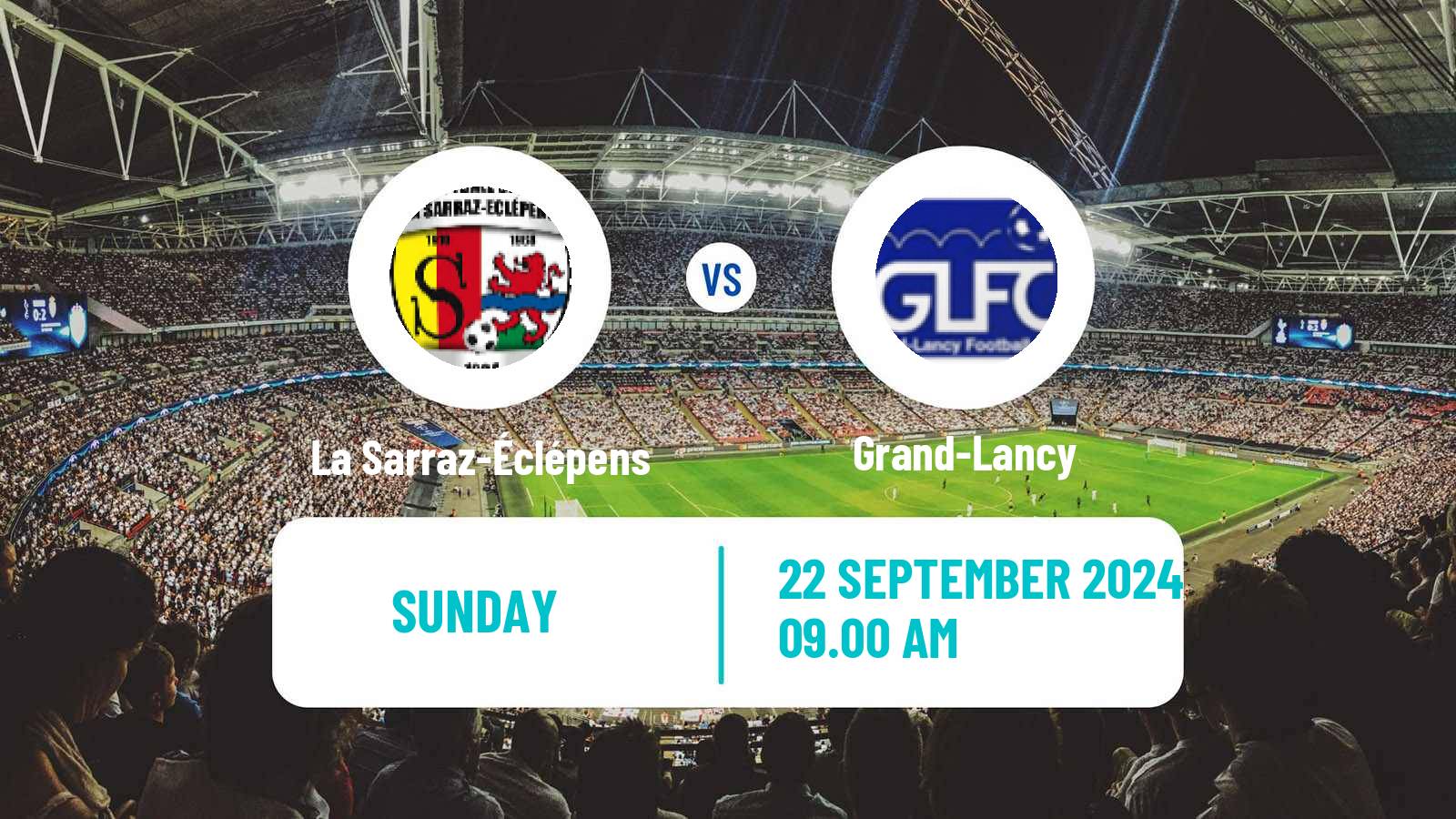 Soccer Swiss 1 Liga Classic Group 1 La Sarraz-Éclépens - Lancy