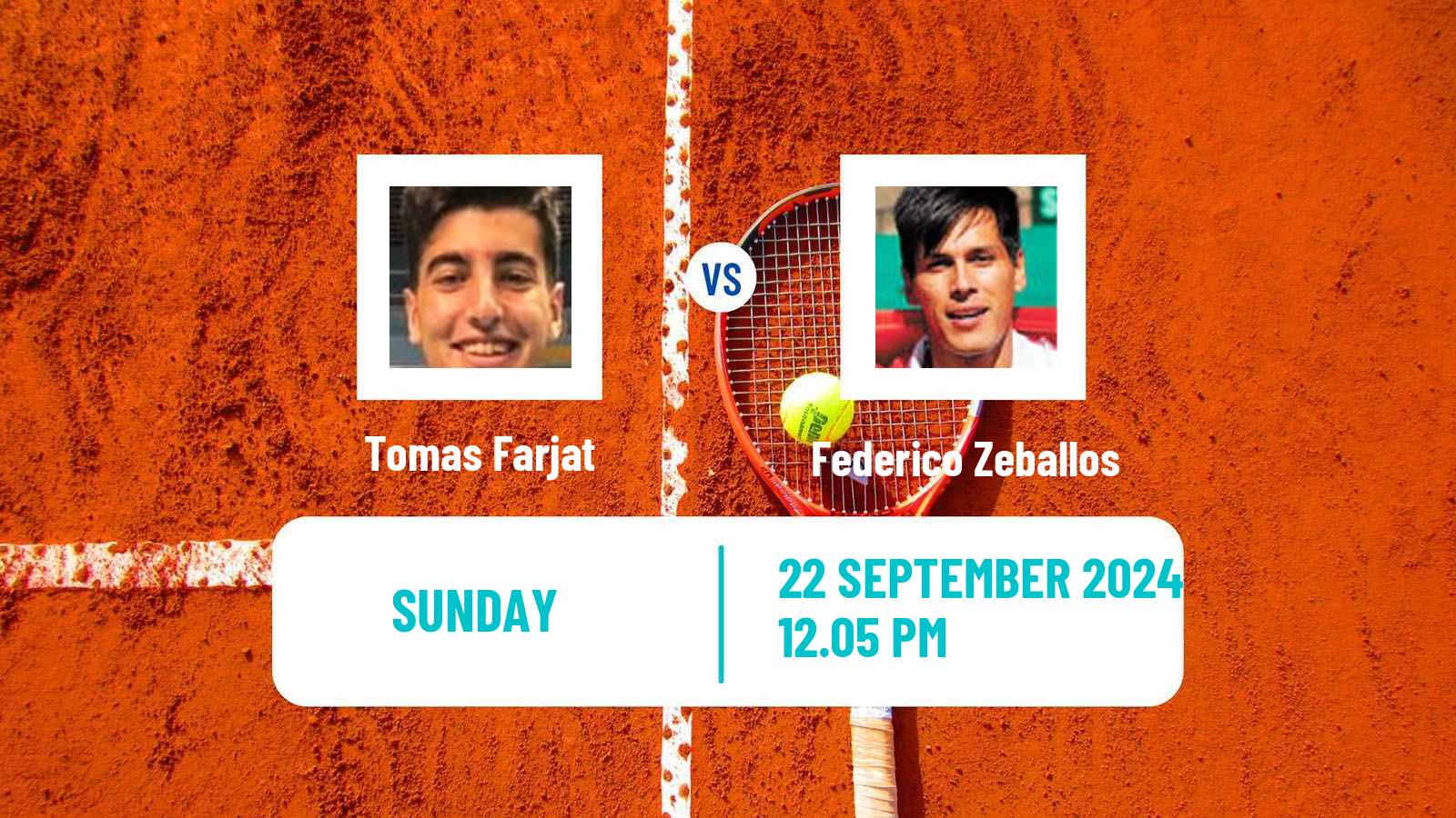 Tennis Antofagasta Challenger Men Tomas Farjat - Federico Zeballos