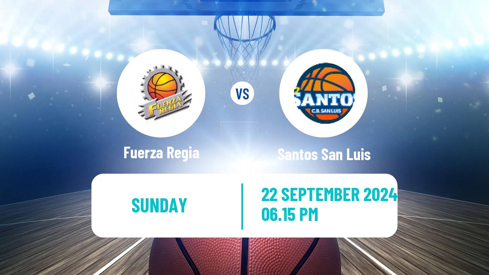 Basketball Mexican LNBP Fuerza Regia - Santos del Potosí
