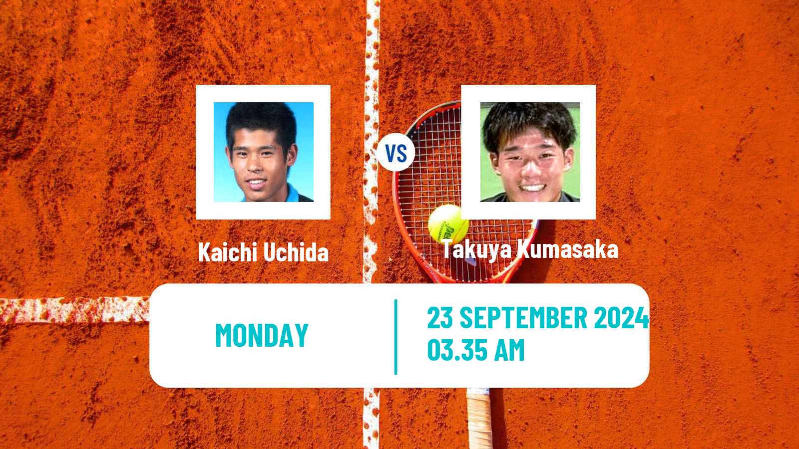 Tennis Nonthaburi 4 Challenger Men Kaichi Uchida - Takuya Kumasaka