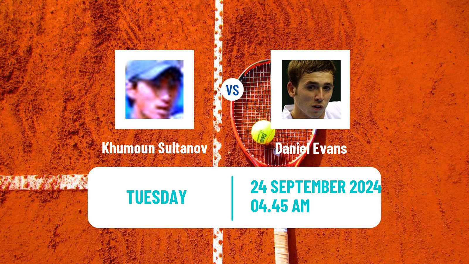 Tennis Nonthaburi 4 Challenger Men Khumoun Sultanov - Daniel Evans