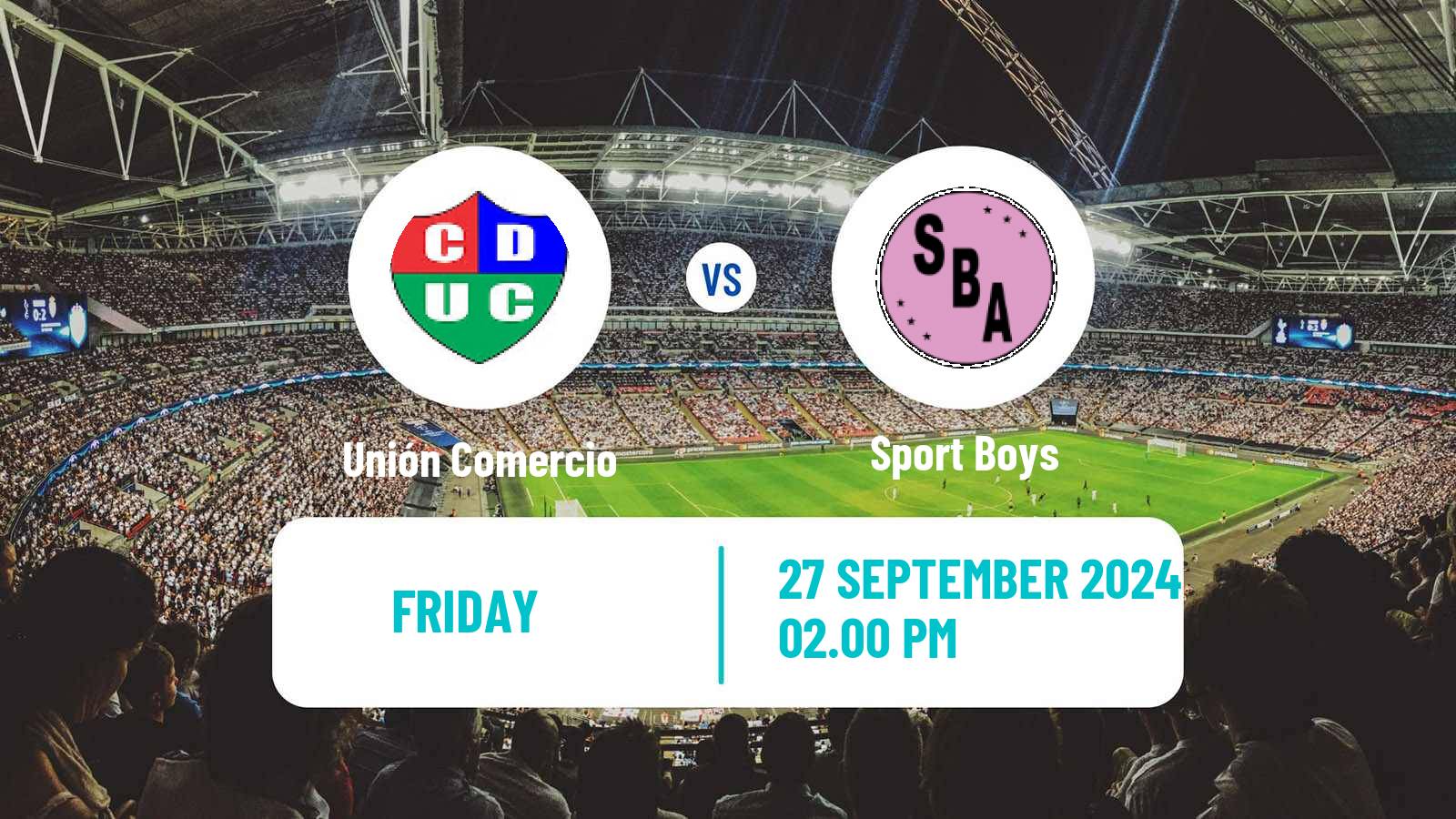 Soccer Peruvian Liga 1 Unión Comercio - Sport Boys