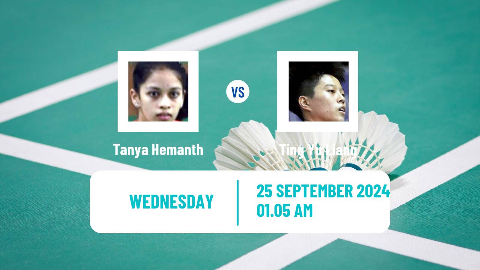 Badminton BWF World Tour Macau Open Women Tanya Hemanth - Ting Yu Liang