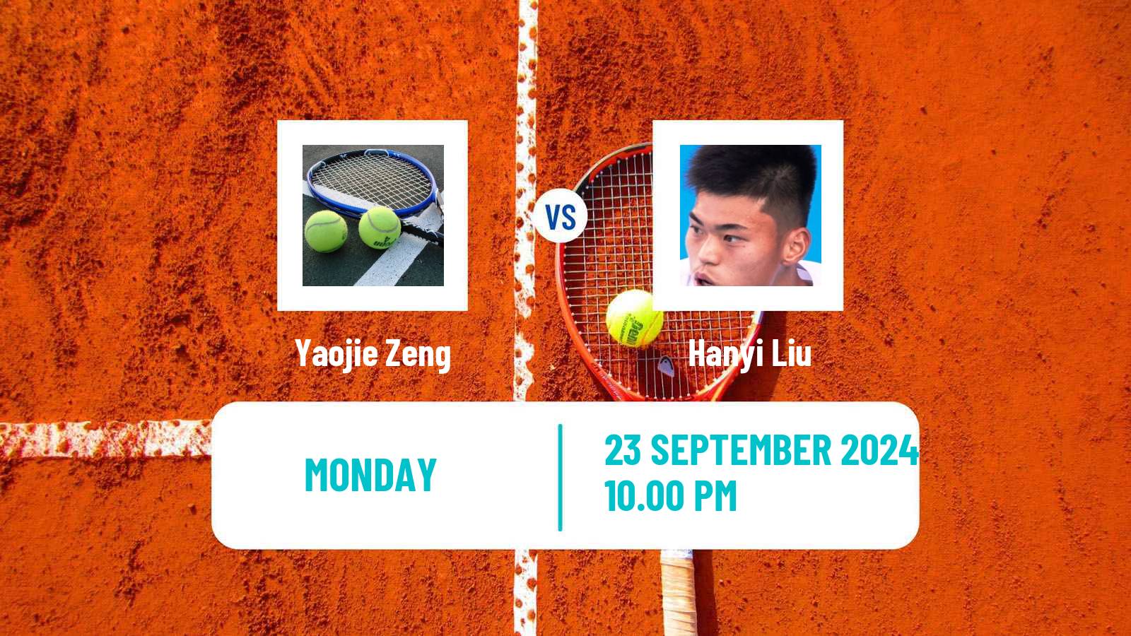 Tennis ITF M25 Fuzhou Men Yaojie Zeng - Hanyi Liu